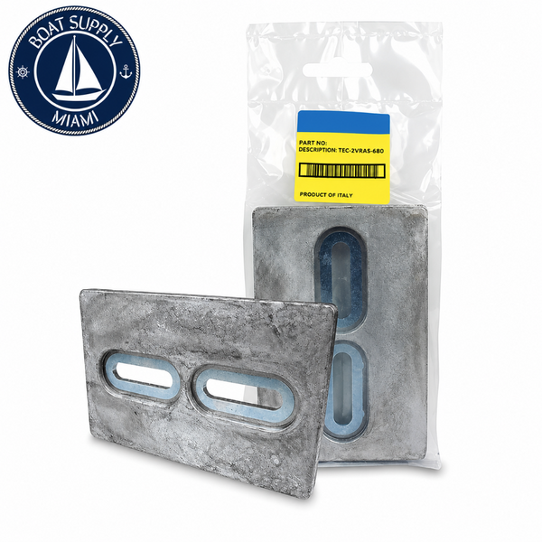 Seachoice 95613 Aluminum Diver Anode - AL DIVER 12 X5.98X.51" | Ánodo de Casco tipo Diver de Aluminio Seachoice 95613 - AL DIVER 12 X5.98X.51"