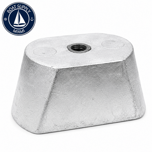 Seachoice 95648 Aluminum Jet / Drive Anode - OVAL 3-3/4" L | Ánodo para Jet / Drive de Aluminio Seachoice 95648 - OVAL 3-3/4" L