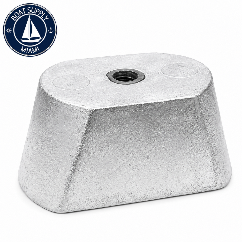 Seachoice 95648 Aluminum Jet / Drive Anode - OVAL 3-3/4" L | Ánodo para Jet / Drive de Aluminio Seachoice 95648 - OVAL 3-3/4" L