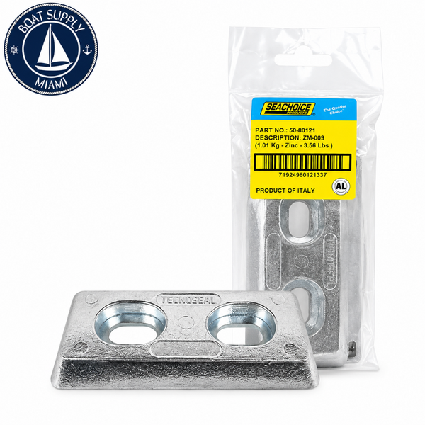 Seachoice 95653 Aluminum Hull Anode - ZHC3 HULL PLATE | Ánodo de Casco de Aluminio Seachoice 95653 - ZHC3 HULL PLATE