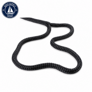 Seachoice 50-40381 Double Braid Nylon Dock Line 12 x 25' Black  Línea de Amarre Nylon Doble Trenzado 12 x 25' Negra
