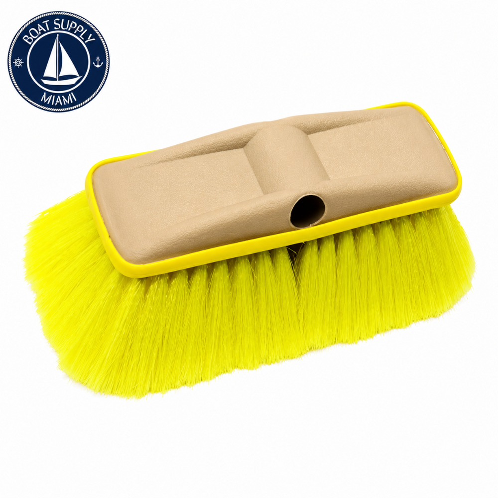 Star Brite 040161 8 in Deluxe Block Brush with Bumper 8 in Soft Yellow | Cepillo Deluxe de Bloque de 8 pulgadas con Bumper 8 in Soft Yellow Star Brite 040161