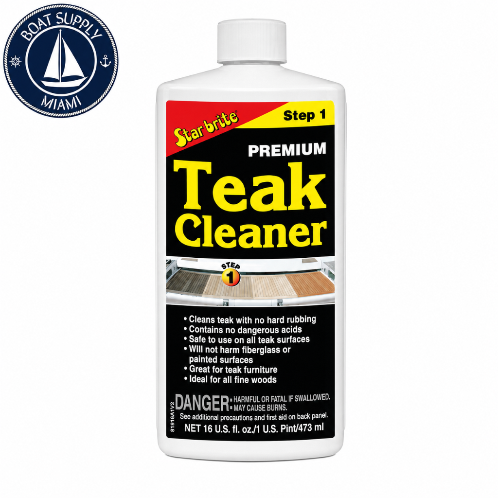 Star Brite 081416 Premium Teak Cleaner Pint | Limpiador Premium para Teca Star Brite 081416 P