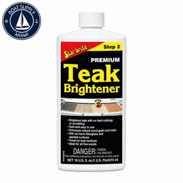 Star Brite 081516 Premium Teak Brightener Pint | Abrillantador Premium para Teca Star Brite 081516 Pint
