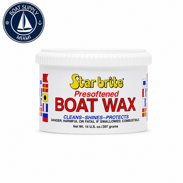 Star Brite 082314 Pre-Softened Boat Wax 14 oz Paste | Cera Pre-Suavizada para Barco Star Brite 082314 14 oz Paste