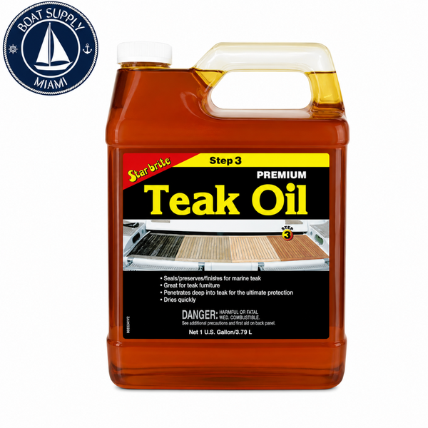 Star Brite 085100 Premium Golden Teak Oil Gallon | Aceite Dorado Premium para Teca Star Brite 085100 Galón