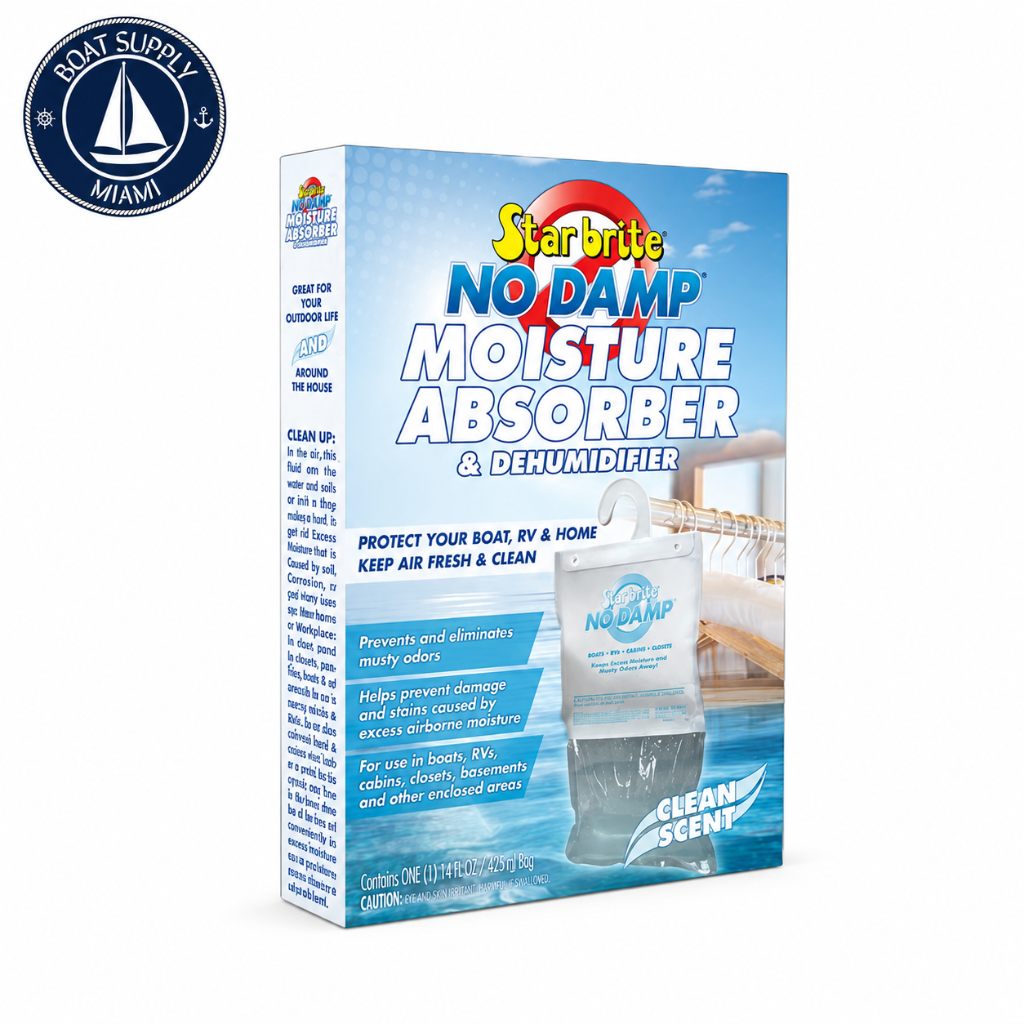 Star Brite 085470 No Damp Hanging Moisture Absorber and Dehumidifier 14 oz Hang Pack - 1 Pack | Absorbente de Humedad Colgante No Damp y Deshumidificador Star Brite 085470 14 oz - 1 Paquete