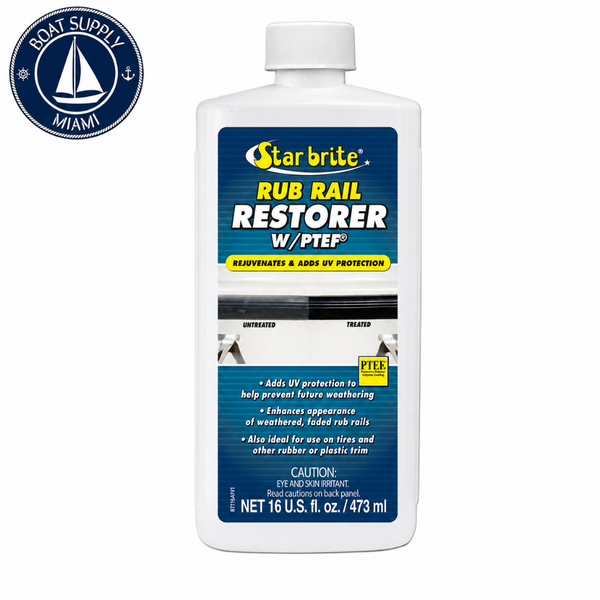 Star Brite 086716 Rub Rail Restorer with PTEF 16 oz | Restaurador de Rub Rail con PTEF Star Brite 086716 16 oz