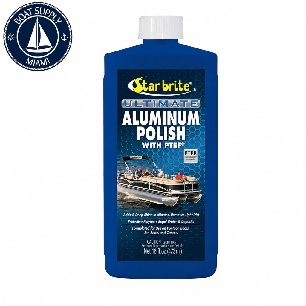 Star Brite 087616 Ultimate Aluminum Polish with PTEF 16 oz | Pulimento Ultimate para Aluminio con PTEF Star Brite 087616 16 oz