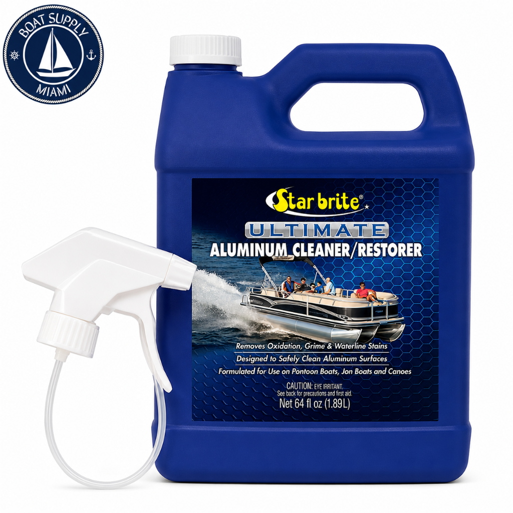 Star Brite 087764 Ultimate Aluminum Cleaner/Restorer 64 oz | Limpiador y Restaurador Ultimate para Aluminio Star Brite 087764 64 oz