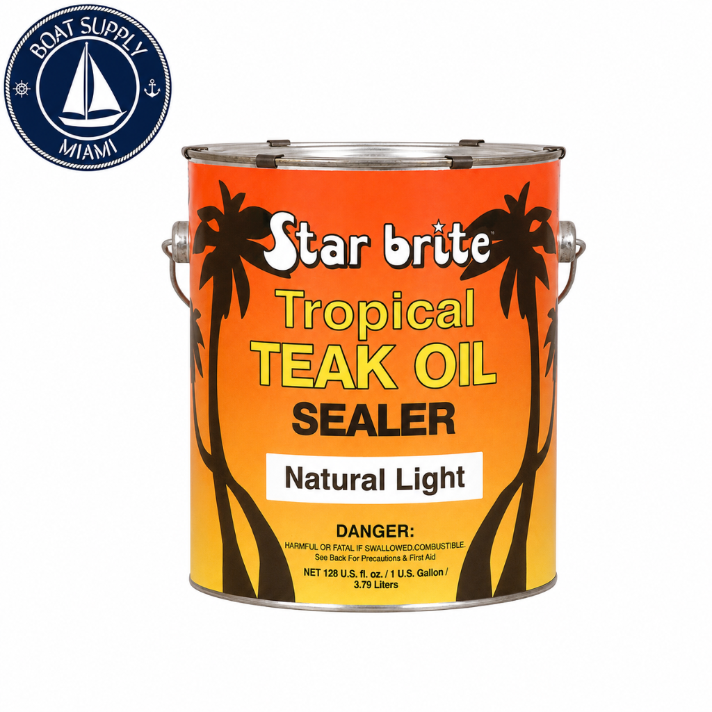 Star Brite 087900 Tropical Teak Sealer Natural Light Gallon | Sellador Tropical para Teca Natural Light Star Brite 087900 Galón