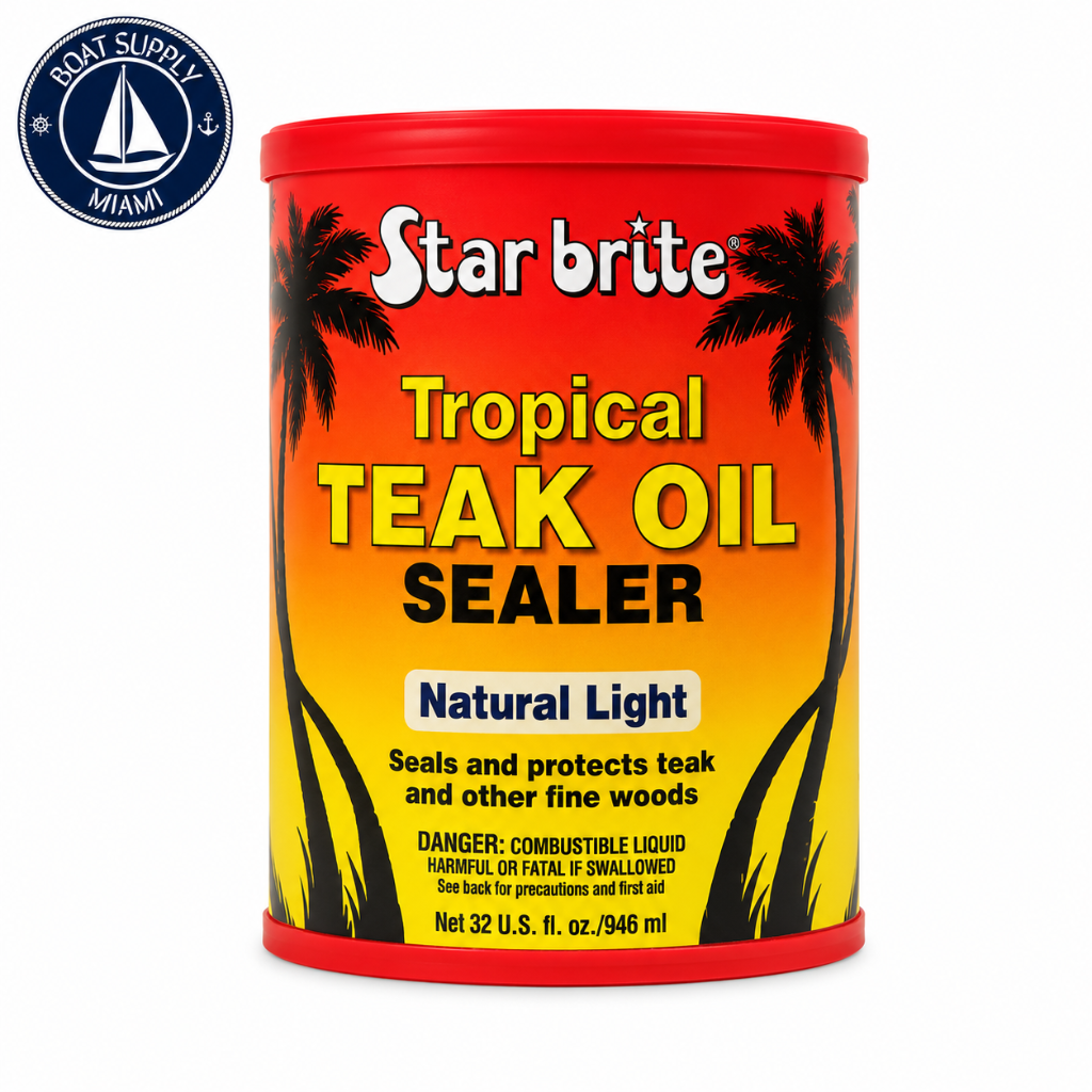 Star Brite 087916 Tropical Teak Sealer Natural Light Pint | Sellador Tropical para Teca Natural Light Star Brite 087916 Pint