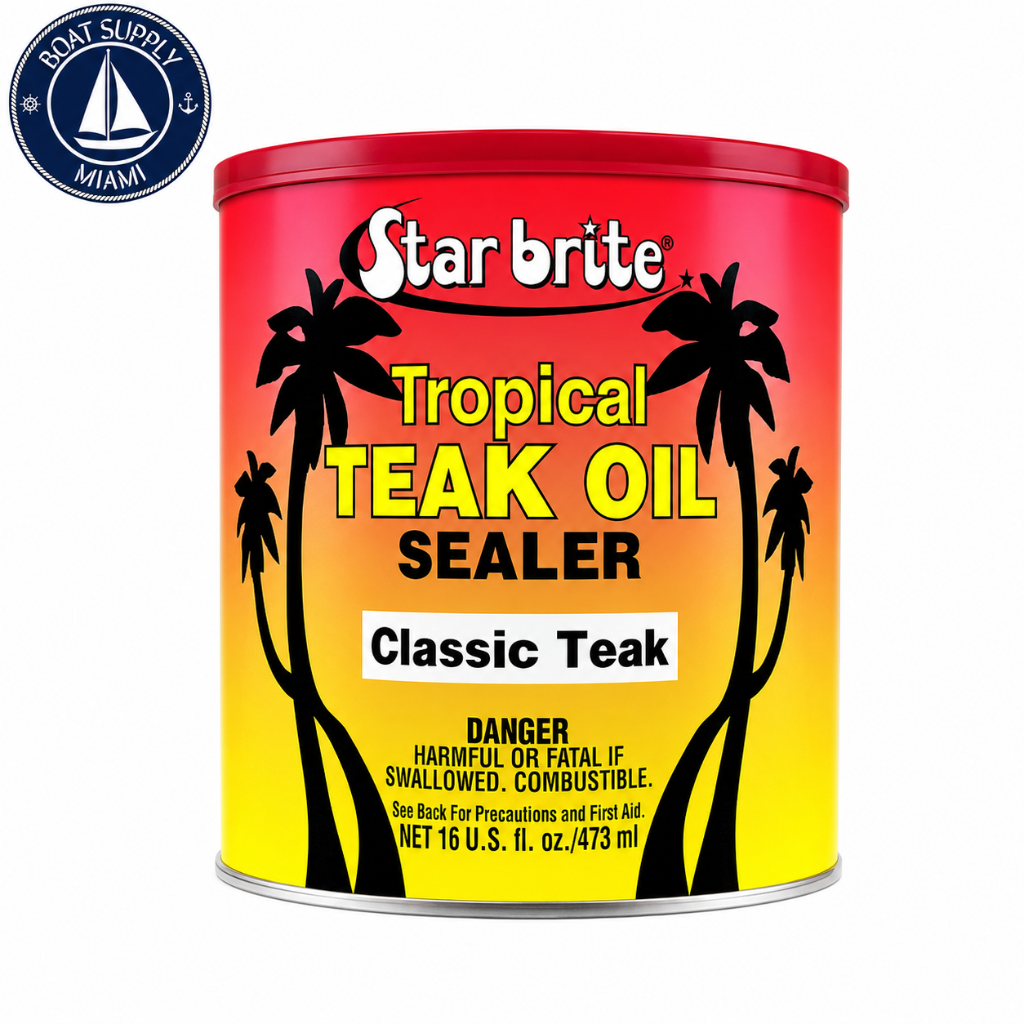 Star Brite 088016 Tropical Teak Sealer Classic Teak Pint | Sellador Tropical para Teca Classic Teak Star Brite 088016 Pint