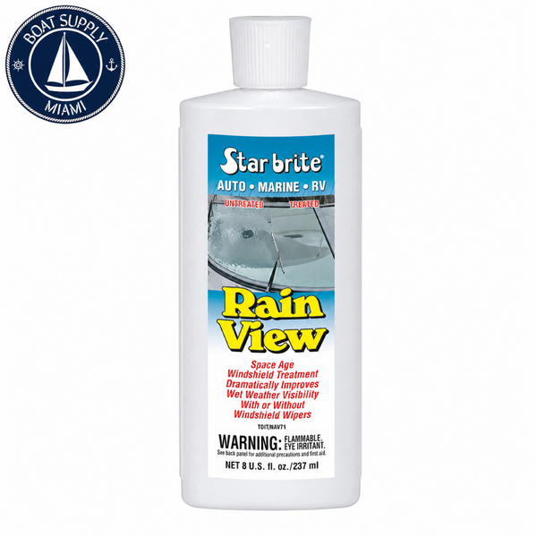 Star Brite 088708 Rain View 8 oz | Rain View Tratamiento para Vidrio Star Brite 088708 8 oz