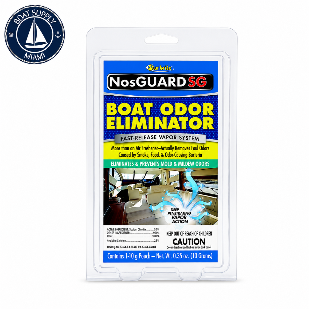 Star Brite 089990 NosGUARD Mildew Odor Control / Boat Odor Eliminator 10 g | Eliminador de Olor de Bote NosGUARD Mildew Odor Control Star Brite 089990 10 g