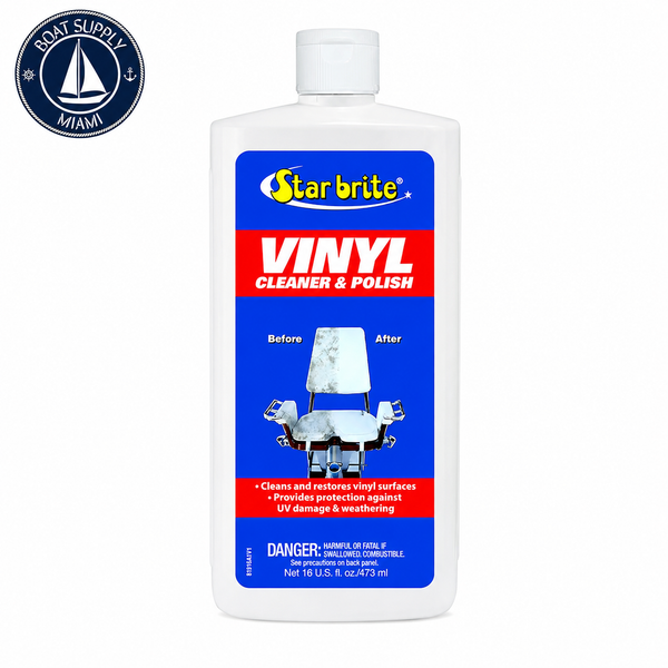 Star Brite 091016P Vinyl Cleaner and Polish Pint | Limpiador y Pulimento para Vinilo Star Brite 091016P Pint