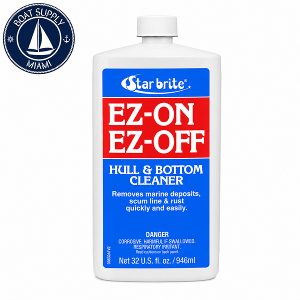Star Brite 092832 EZ-On EZ-Off Hull and Bottom Cleaner Quart | Limpiador EZ-On EZ-Off para Casco y Fondo Star Brite 092832 Quart