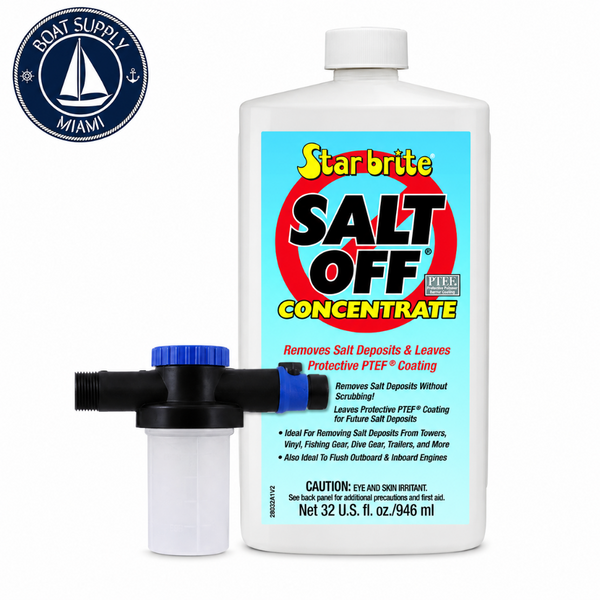 Star Brite 094000 Salt Off with PTEF Kit with Applicator 32 oz Concentrate Kit with Applicator | Kit Salt Off con PTEF y Aplicador Star Brite 094000 32 oz Concentrate Kit with Applicator