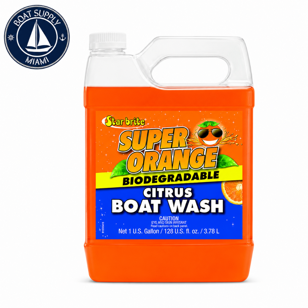 Star Brite 094500N Super Orange Citrus Boat Wash Gallon | Jabón Cítrico Super Orange para Barco Star Brite 094500N Gallon