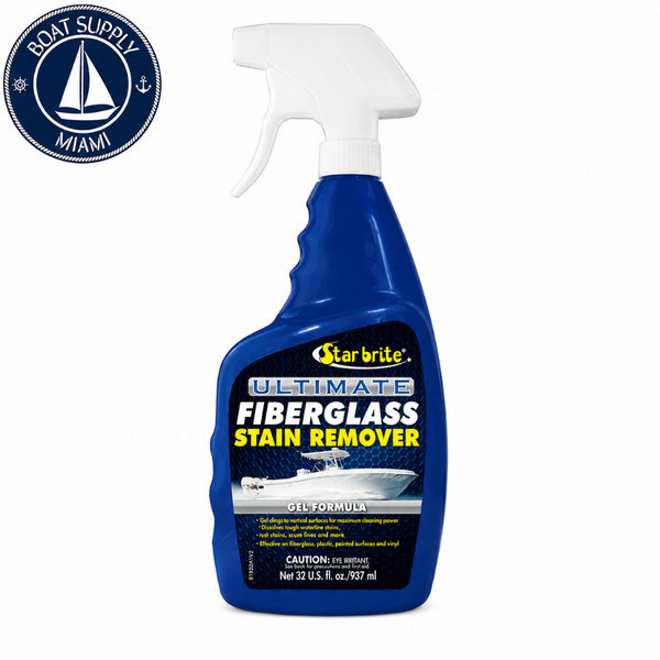 Star Brite 098932 Ultimate Gel Formula Fiberglass Stain Remover 32 oz | Removedor de Manchas para Fibra de Vidrio Fórmula Gel Ultimate Star Brite 098932 32 oz
