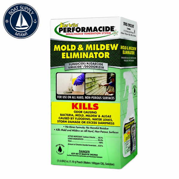 Star Brite 122032 Mold and Mildew Eliminator 32 oz Kit | Eliminador de Mold y Mildew Star Brite 122032 32 oz Kit