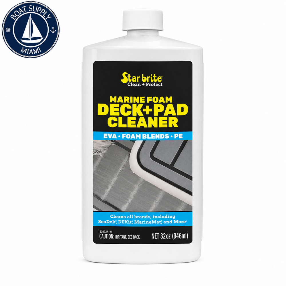 Star Brite 204932 Marine Foam Deck + Pad Cleaner - EVA Foam Spray Cleaner 32 oz | Limpiador para Deck de Foam Marino y Pad EVA Star Brite 204932 32 oz