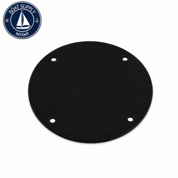 T-H Marine SDP2DP Screw-Down Deck Plate 8" Black Tapa de Inspección Marina Atornillada 8" Negra T-H Marine SDP2DP