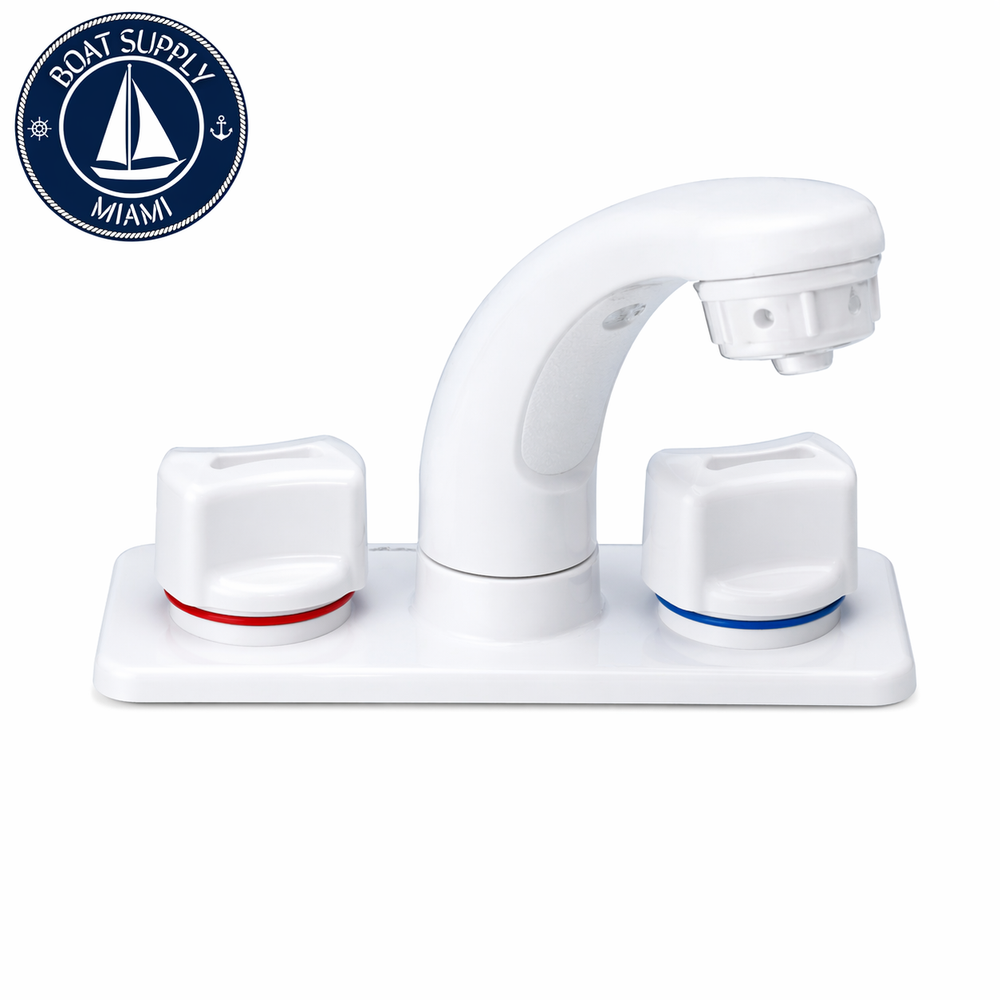 Whale RT2498 Marine RT2498 Elegance White Faucet & Shower Mixer | Ducha Marina Whale RT2498