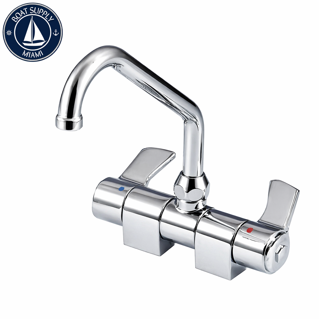 Whale TB4112 Compact Fold Down Mixer Faucet | Mezcladora Marina Whale TB4112