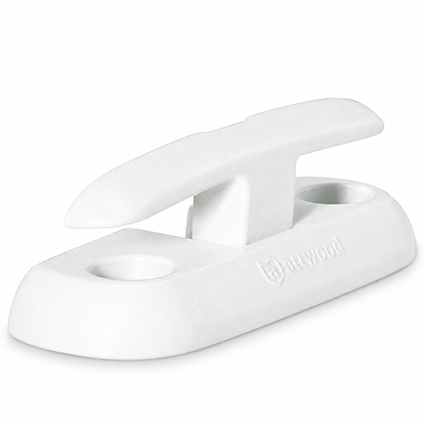 Attwood 12048-4 Fold-Down Dock Cleat 6" Marine-Grade Aluminum - Product View