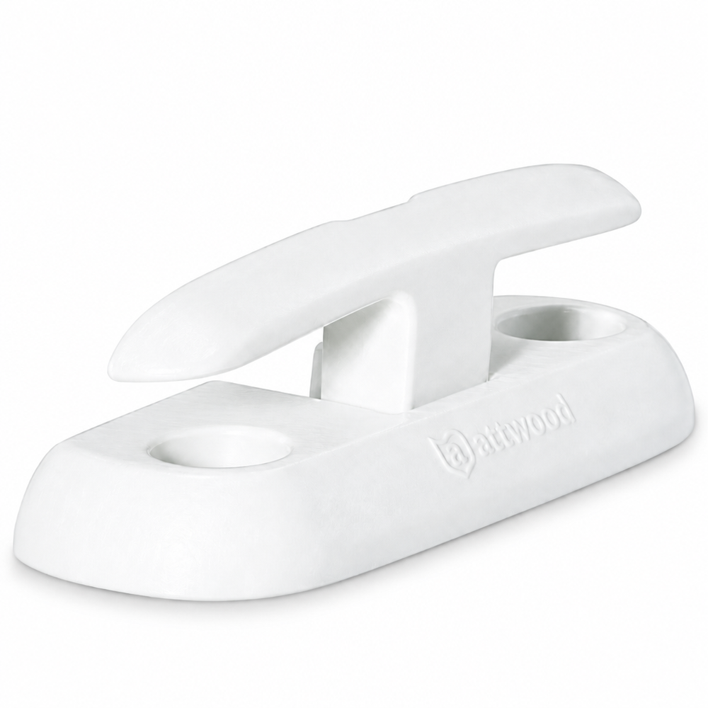 Attwood 12048-4 Fold-Down Dock Cleat 6" Marine-Grade Aluminum - Product View