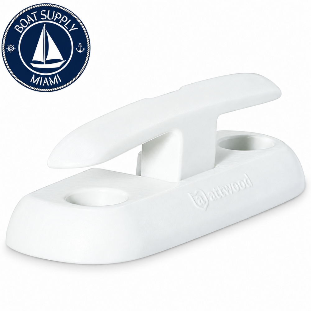 Attwood 12048-4 Fold-Down Dock Cleat 6" Marine-Grade Aluminum