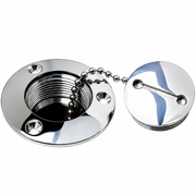 Attwood 66061-3 2" Stainless Steel 316 Deck Fill Replacement Cap - Product View