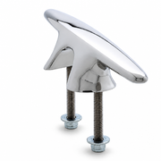 Attwood 66064-1 Whitley Cleat 10-1/2" Polished 316 Stainless Steel - Product View
