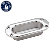Attwood 66223-3 Oval Hawse Pipe 4" x 1-1/16" Stainless Steel 316