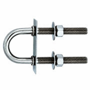 Attwood 66261L3 U-Type Bow Eye 1/2"-13 x 3-1/4" Stainless Steel with Stainless Hardware - Product View