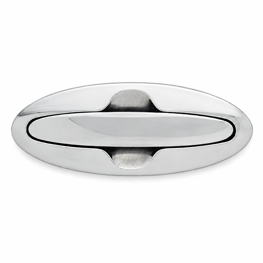 Attwood 66512-7 Flush Retractable Cleat 4-1/2" 316 Stainless Steel, Stud Mount - Product View