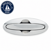 Attwood 66512-7 Flush Retractable Cleat 4-1/2" 316 Stainless Steel, Stud Mount
