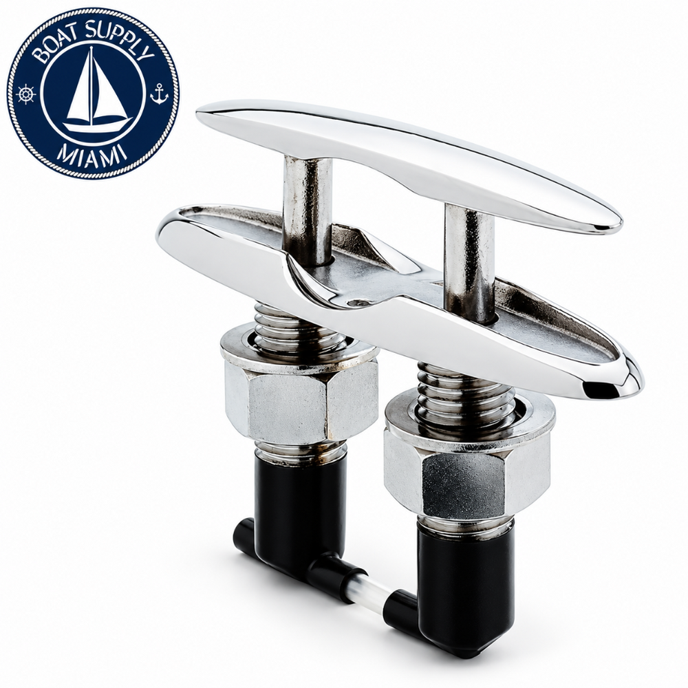 Attwood 66519-1 8" 316 Stainless Steel Retractable Neat Cleat
