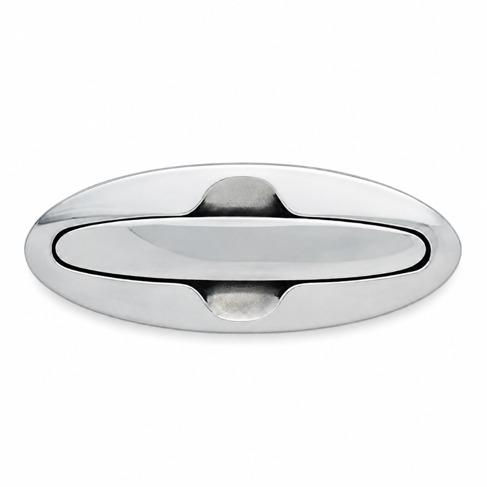 Attwood 66524-1 Flush Retractable Cleat 8" 316 Stainless Steel, Stud Mount - Product View