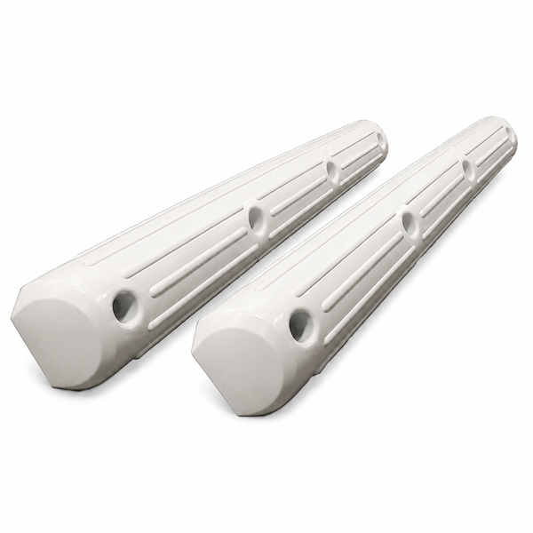 Attwood 93537-1 Softside Dock Fender 43-3/8" x 4-1/8" x 6" White - Product View