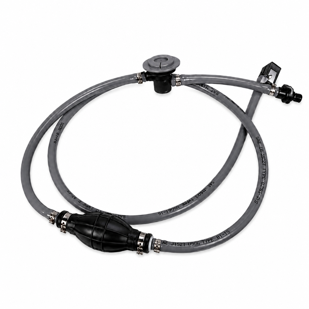Attwood 93806EUSD7 Fuel Line Kit with Fuel Demand Valve 3/8" x 6' Johnson/Evinrude - Product View