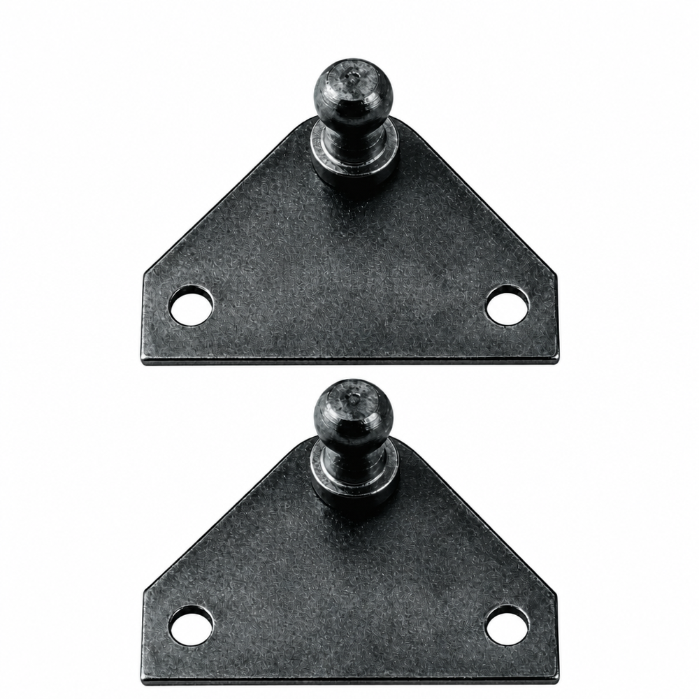 Attwood SL40SSP3-7 Stainless Steel Gas Spring Mounting Bracket, Flat, 10 mm Ball - Product View