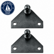 Attwood SL40SSP3-7 Stainless Steel Gas Spring Mounting Bracket, Flat, 10 mm Ball