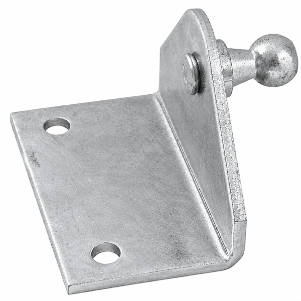 Attwood SL50SSP3-7 Stainless Steel Gas Spring Mounting Bracket, 90°, 10 mm Ball - Product View