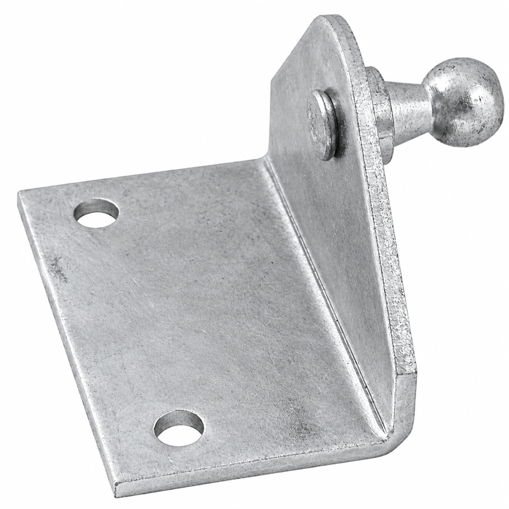 Attwood SL50SSP3-7 Stainless Steel Gas Spring Mounting Bracket, 90°, 10 mm Ball - Product View