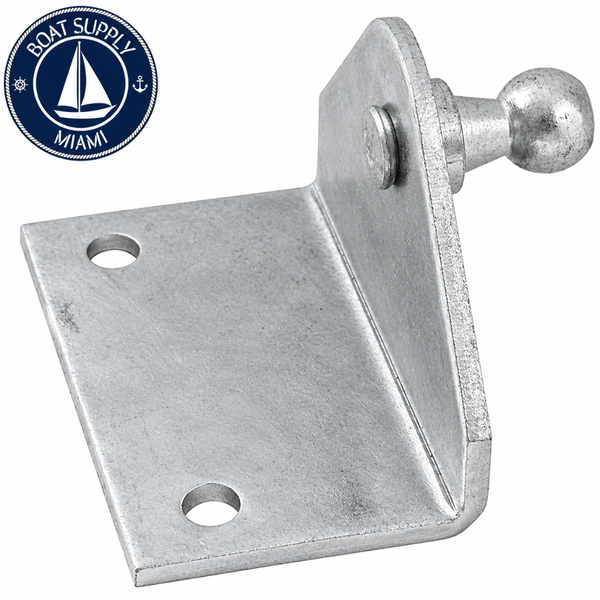 Attwood SL50SSP3-7 Stainless Steel Gas Spring Mounting Bracket, 90°, 10 mm Ball