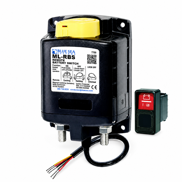 Blue Sea 7700 ML-Series HD 12V Remote Battery Switch - Product View
