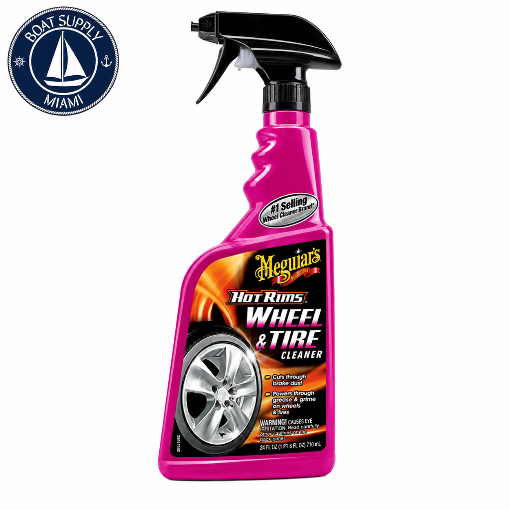 Meguiar's G9524 Hot Rims Wheel and Tire Cleaner 24 oz | Limpiador Hot Rims para Rines y Neumáticos Meguiar's G9524 24 oz
