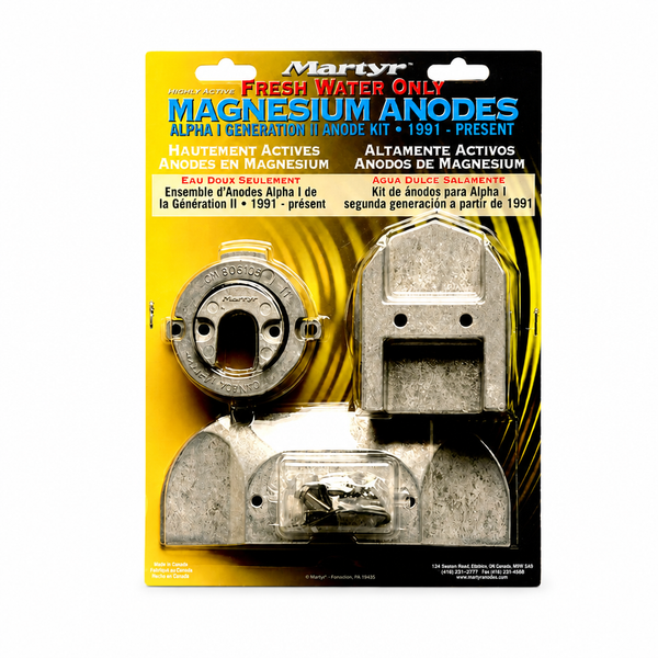 Martyr CMALPHAKITA Aluminum Anode Kit - Mercury/MerCruiser Alpha One Generation II - Product View
